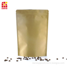 Kraft paper Flat bottom pouch stand up pouch